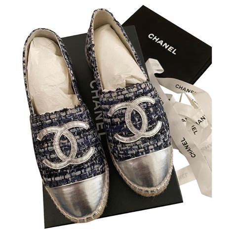 chanel espadrilles baby blue